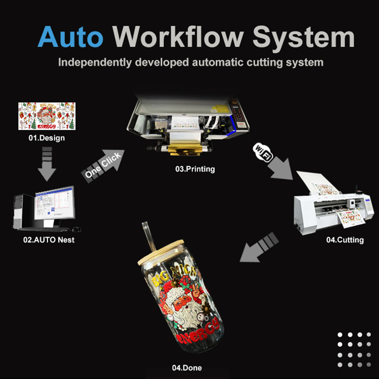 Intelligent Auto Cutting 4 Pri - огляд і ціна Dtf Printer Machine