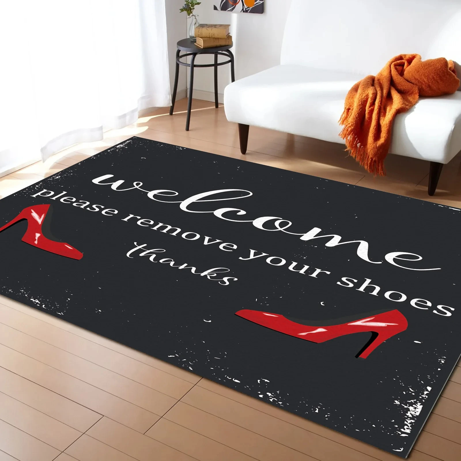 Red High Heel Print Area Rug,  - огляд і ціна Commercial Printing Supplies