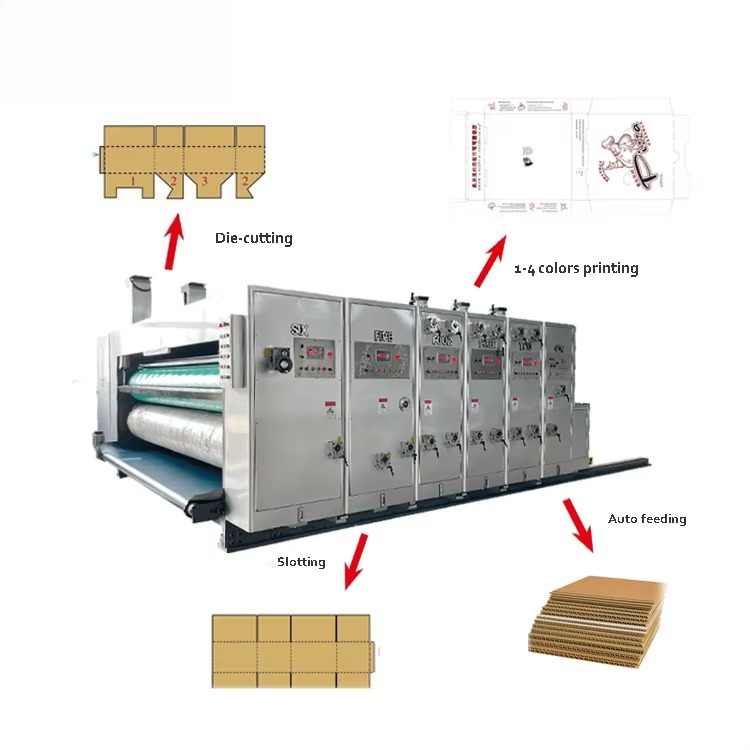 Automatic 4 Color Cartoning Pr - огляд і ціна Die Cutting Machine