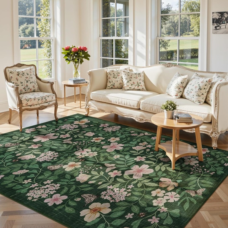 Floral Living Room Carpet Vint - огляд і ціна Commercial Printing Online