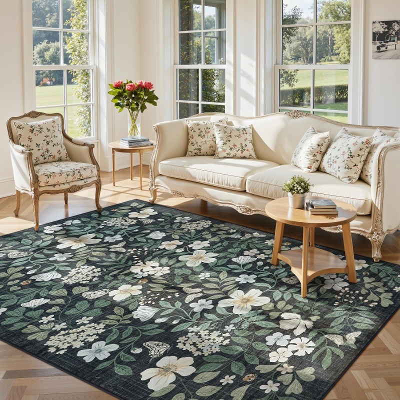 Floral Living Room Carpet Vint - огляд і ціна Commercial Printing Online