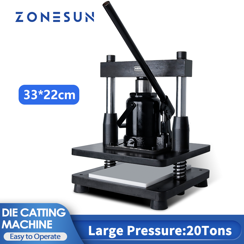 ZONESUN 20T Hydraulic Leather  - огляд і ціна Die Cutting Machine