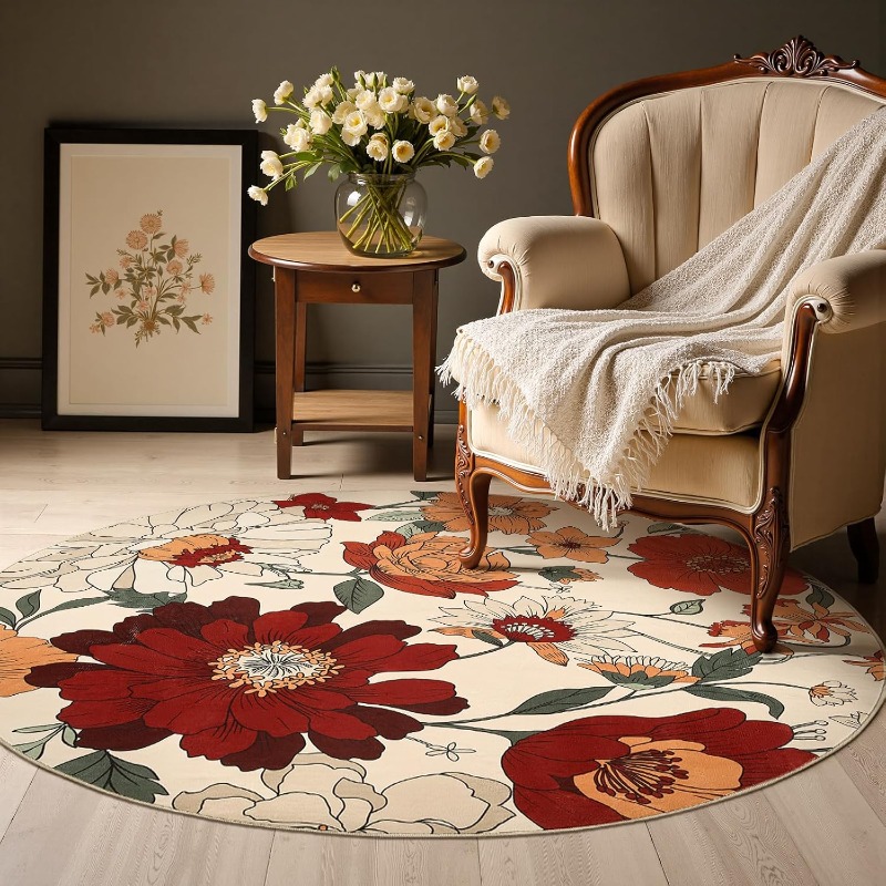 Round Living Room Carpet Vinta - огляд і ціна Commercial Printing Online