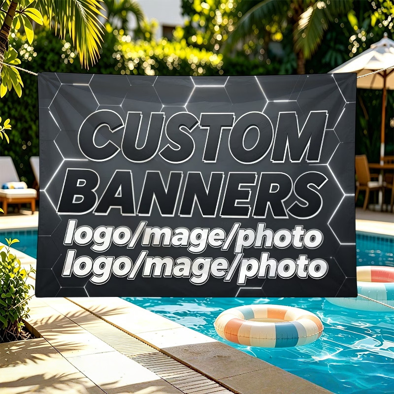 Custom Banner Flags Suitable F - огляд і ціна Commercial Printing Photoshop