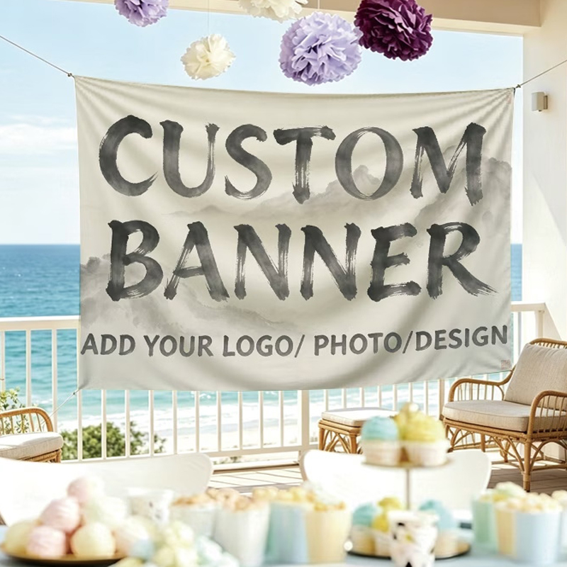 Custom Banner Flags Suitable O - огляд і ціна Commercial Printing Photoshop