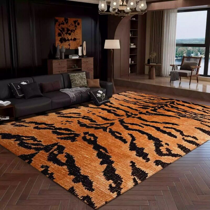 Retro Leopard Print Living Roo - огляд і ціна Commercial Printing Online
