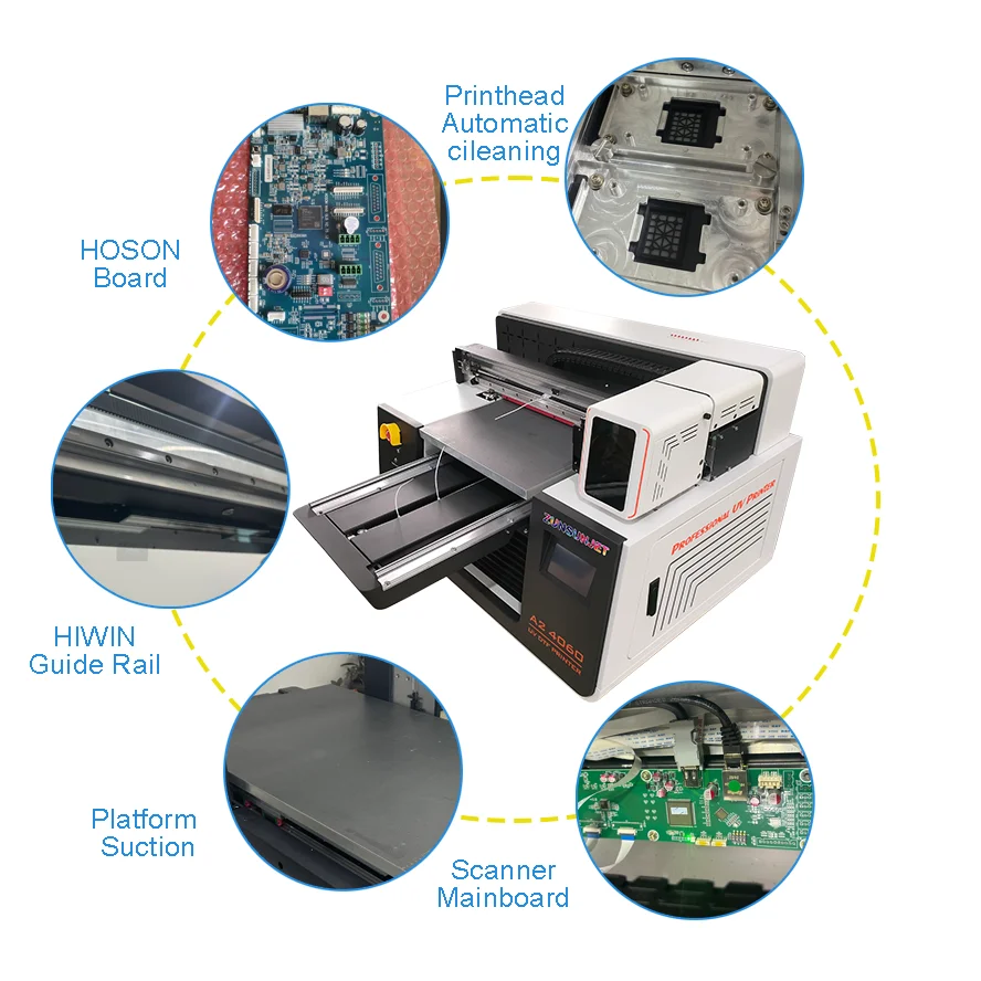Small A2 Flatbed UV Dtf Inkjet - огляд і ціна Dtf Printer Machine
